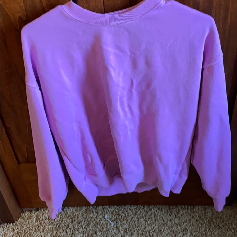 Purple crew neck